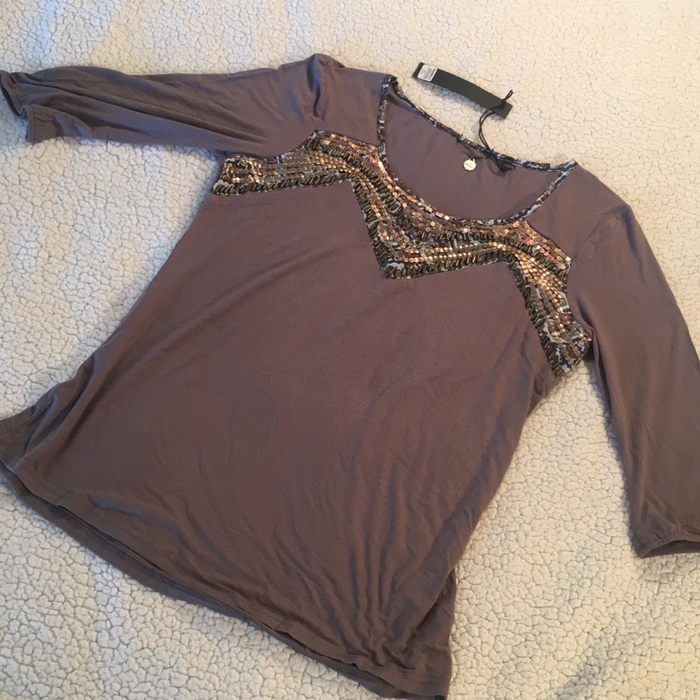 BKE Boutique (Buckle) embellished top